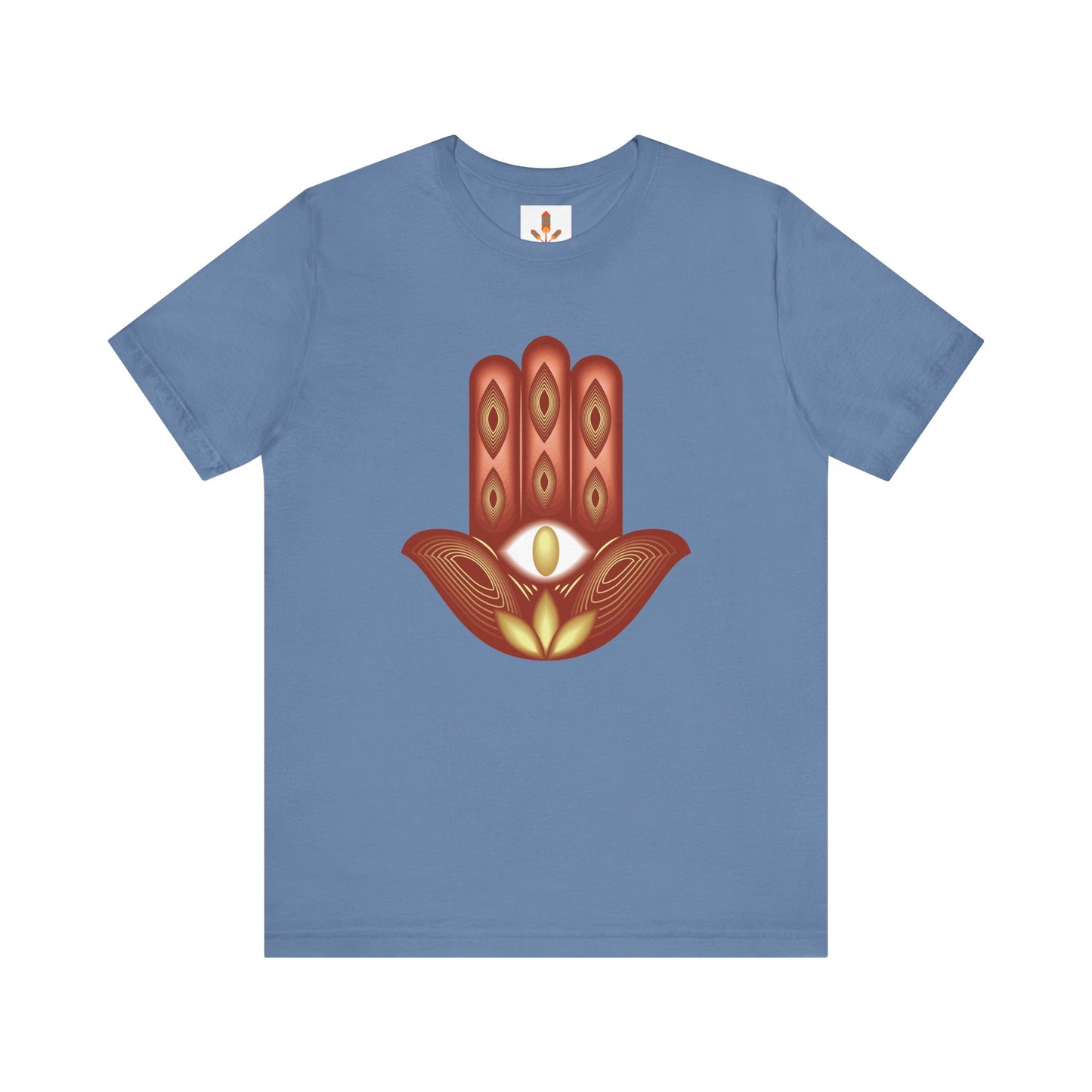 Colorful Hamsa Lotus T-shirts