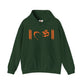 Om Written in Orange Hoodie