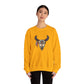 Buffalo Skull with Native Patterns Sweatshirt