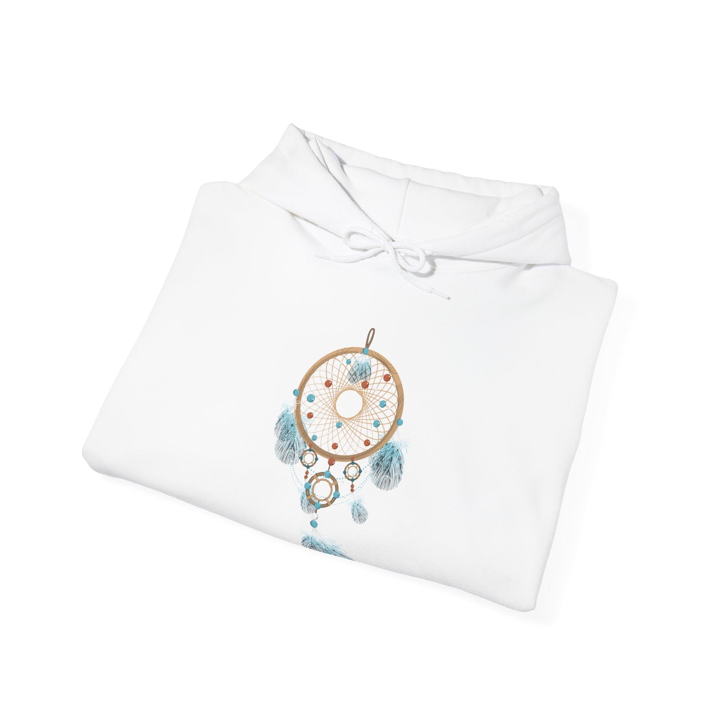 Turquoise and Brown Dream Catcher Hoodie