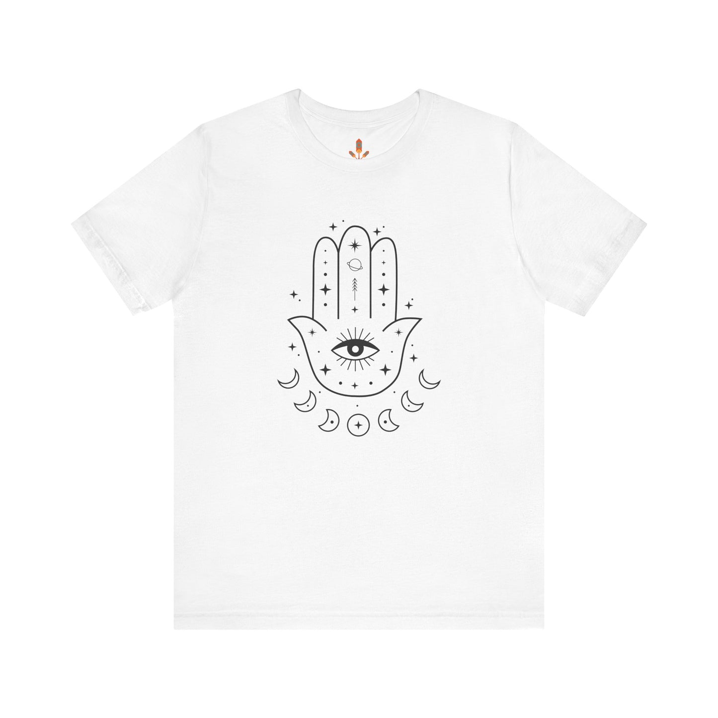 Hamsa Hand with Eye and Moon T-shirt