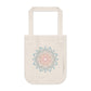 Flower Mandala Organic Canvas Tote Bag