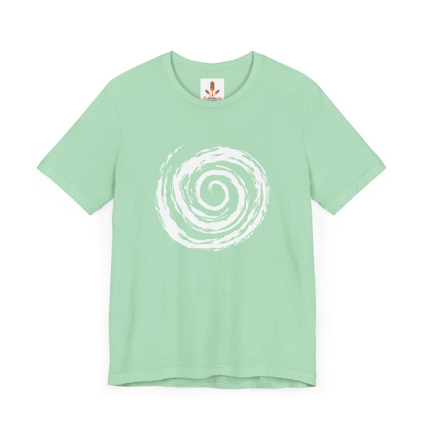 White Spiral of Life Art T-shirt