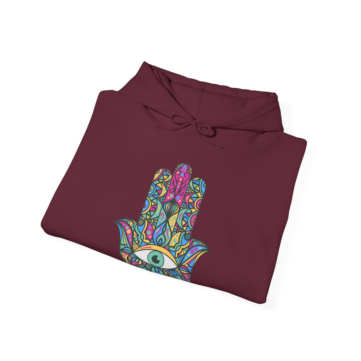Colorful Hamsa Hand Hoodie