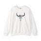 Buffalo Skull with Flowers Sweatshirt