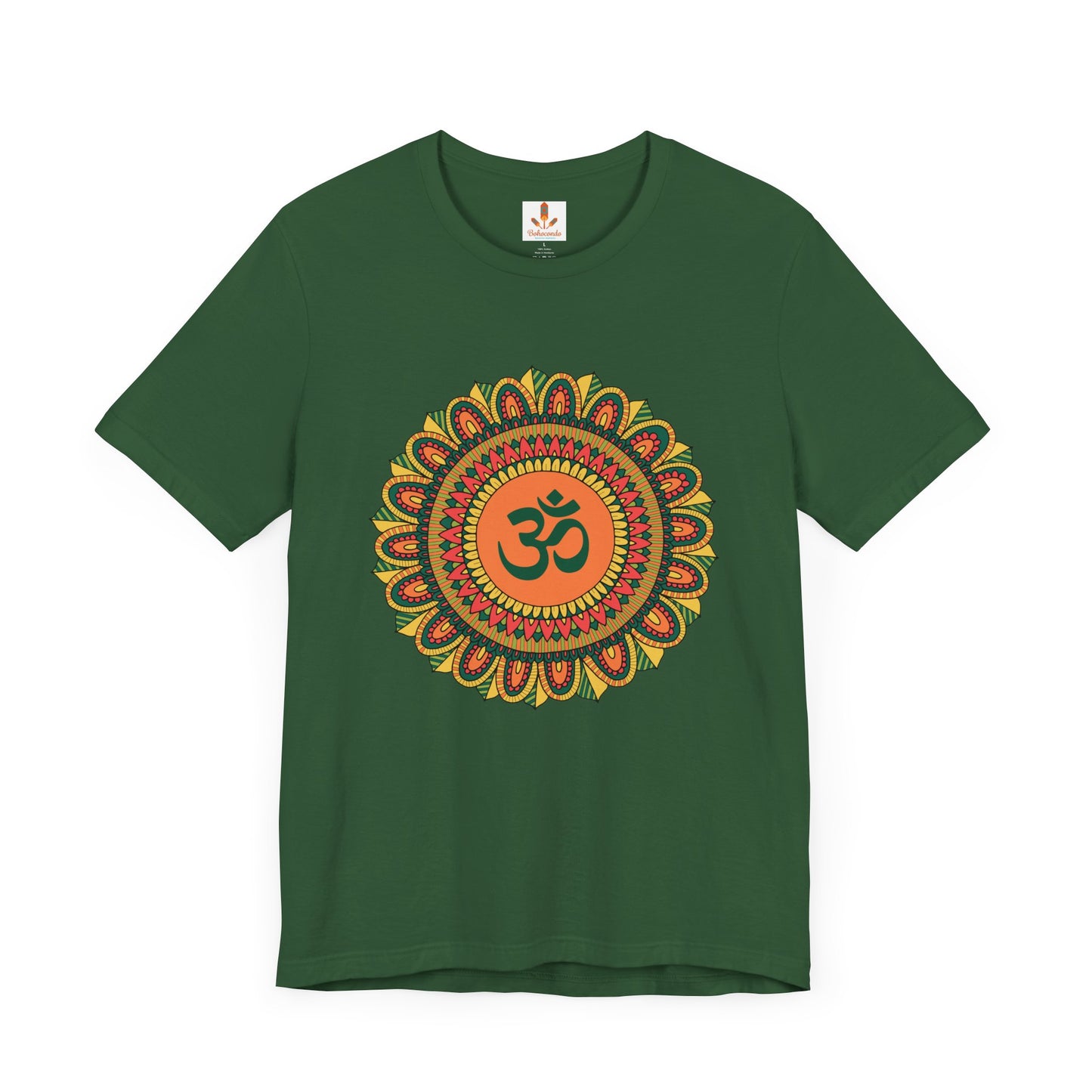 Om Multicolor Mandala T-shirt