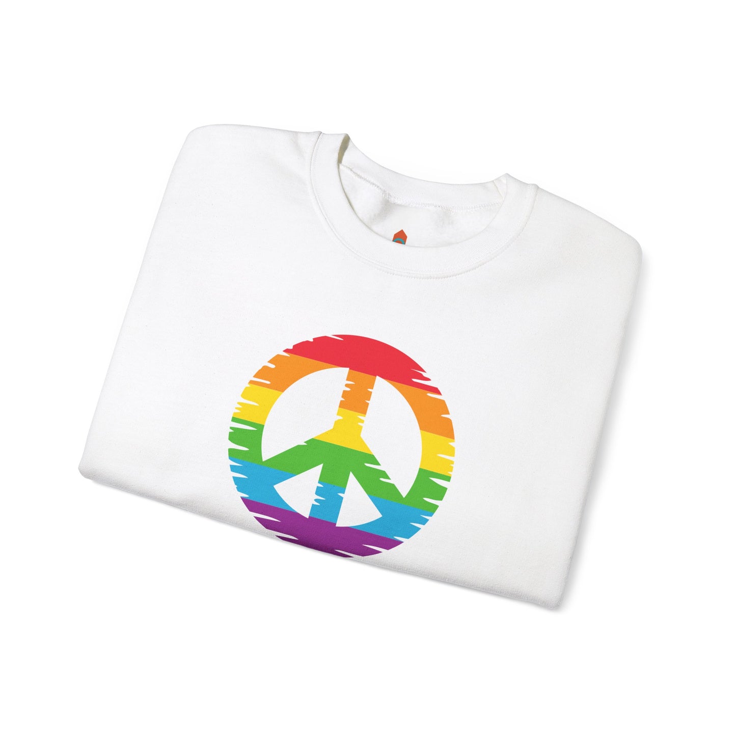 Rainbow Peace Sign Sweatshirt