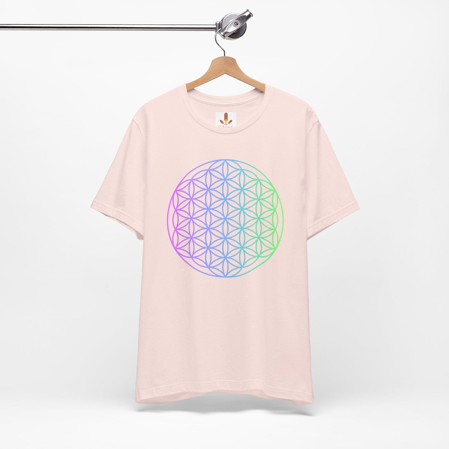 Blue and Green Flower of Life T-shirt