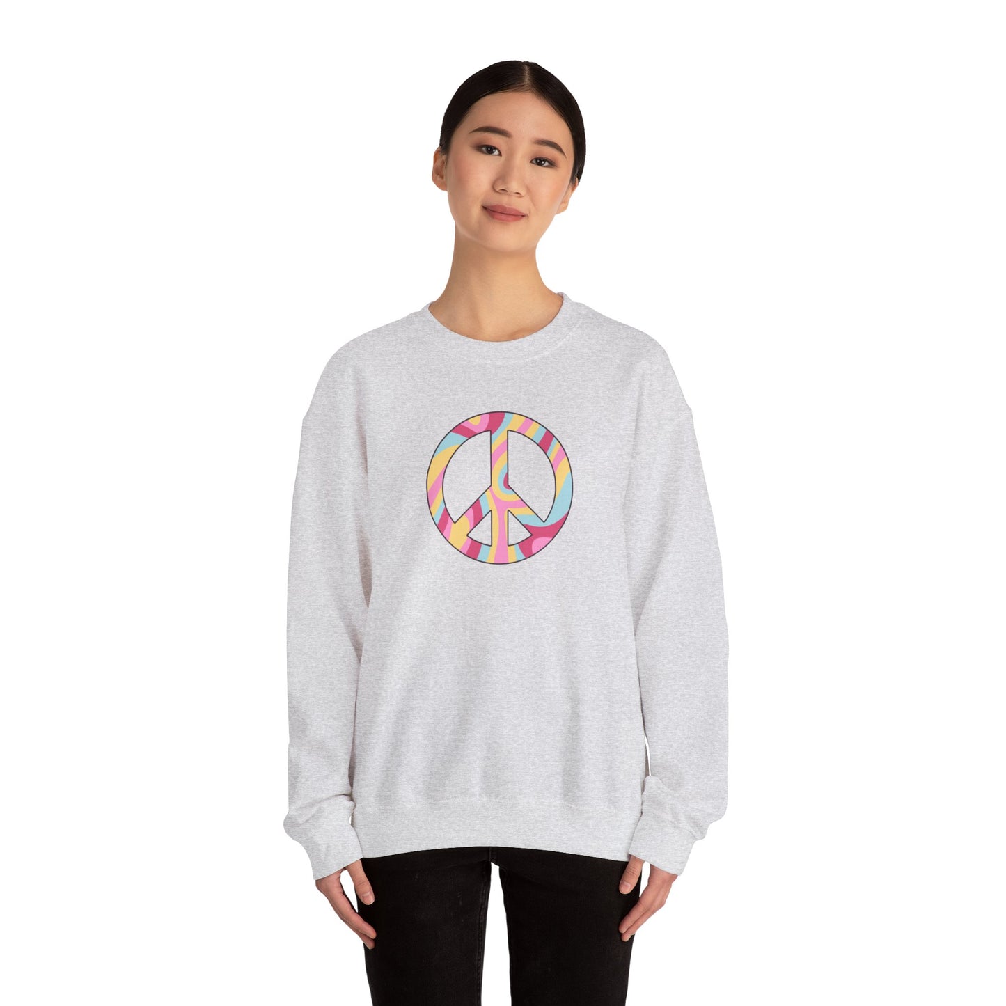 Hippie Peace Sign Sweatshirt