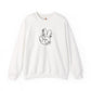 Black Peace Hand Sign with Flowers Sweatshirt