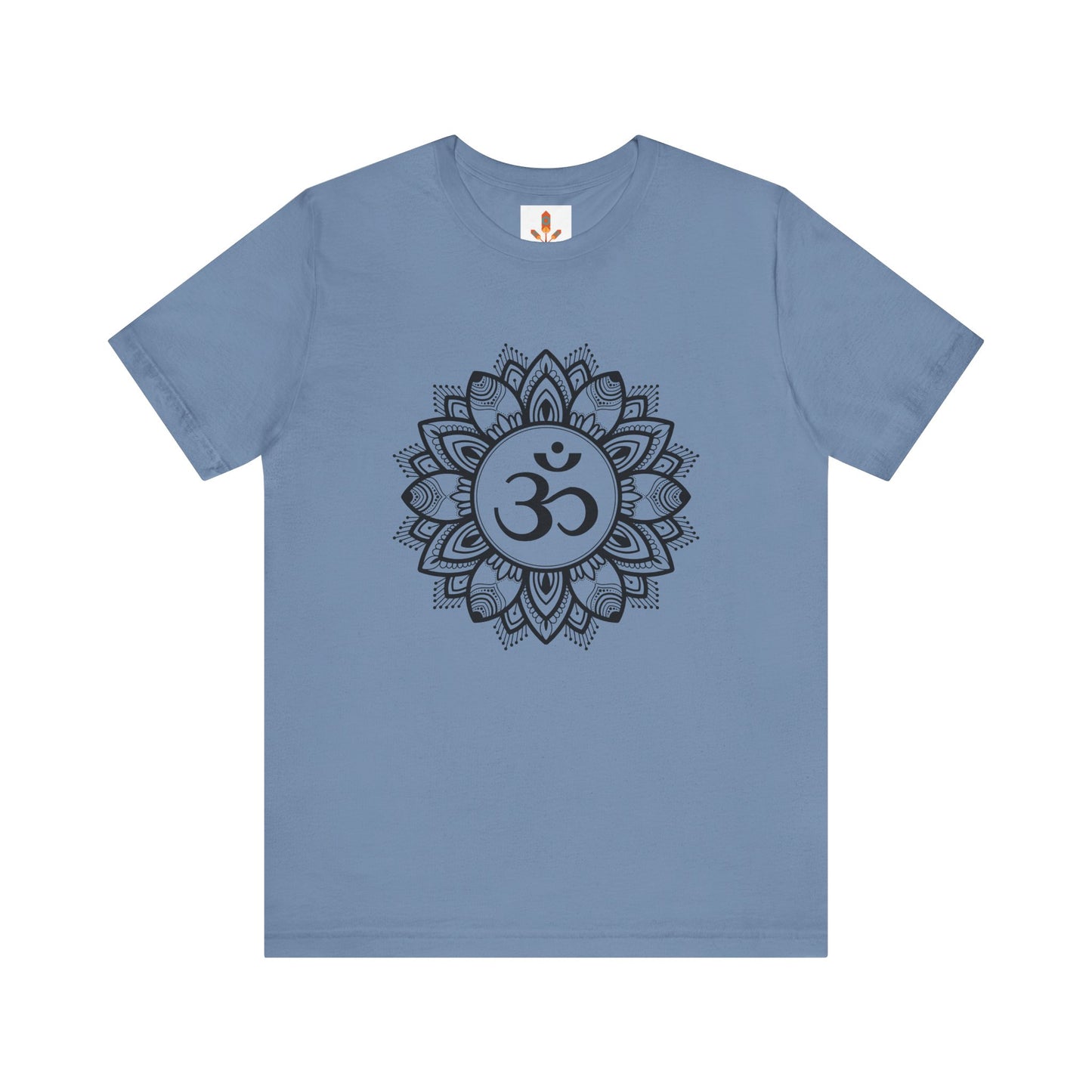 Om in Lotus Mandala T-shirt