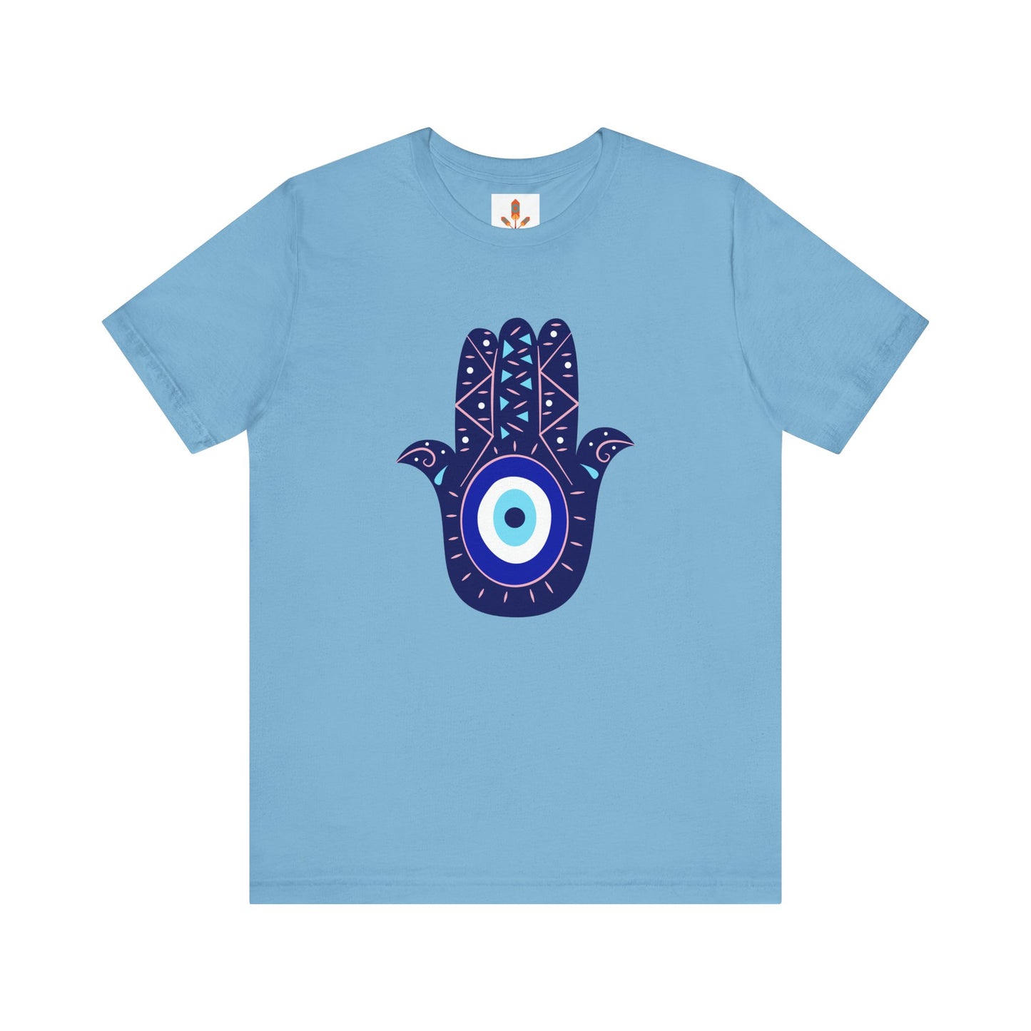 Blue Hamsa Hand T-shirt