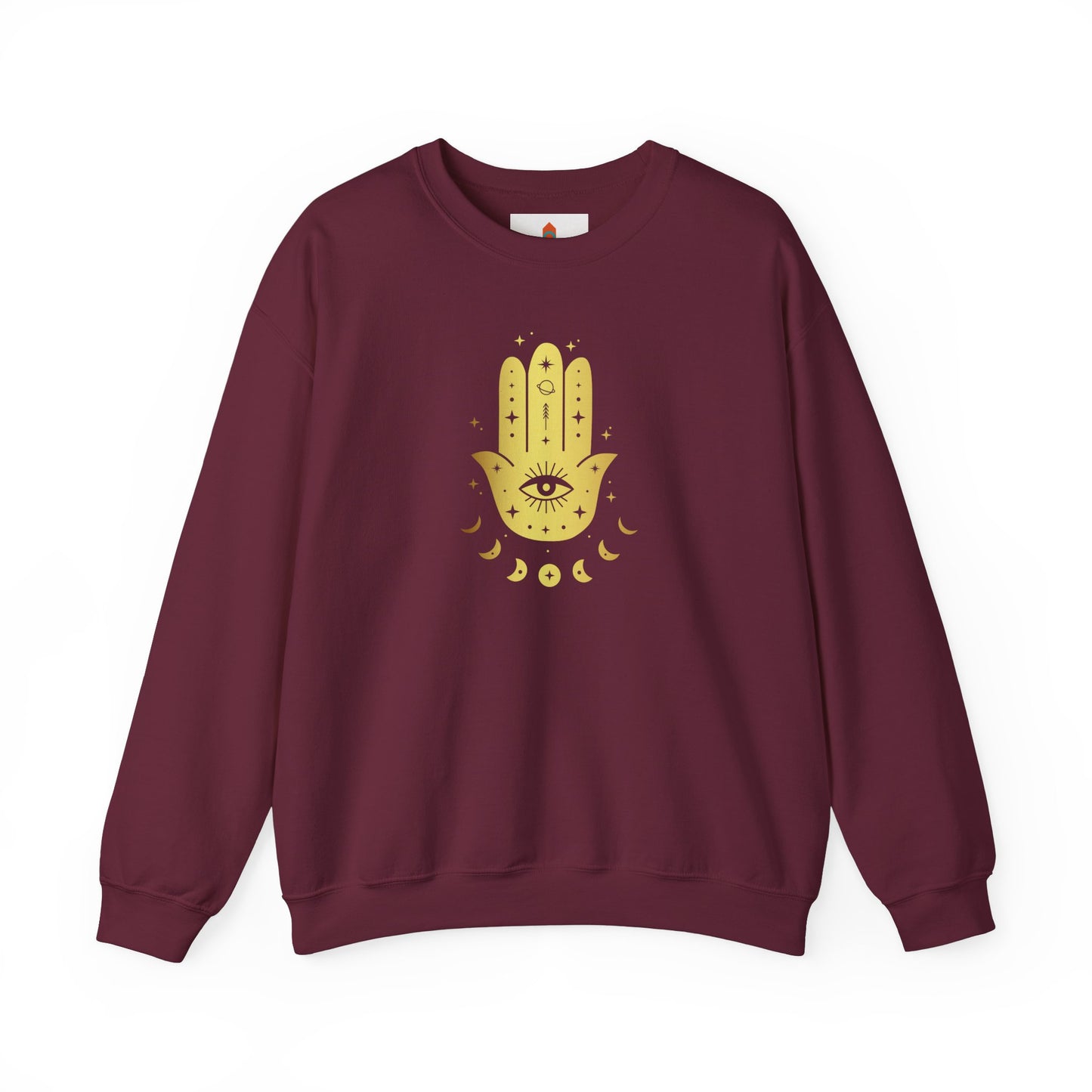 Golden Hamsa Hand with Eye Sweatshirt