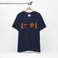 Om Written in Orange T-shirt