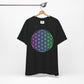 Blue and Green Flower of Life T-shirt