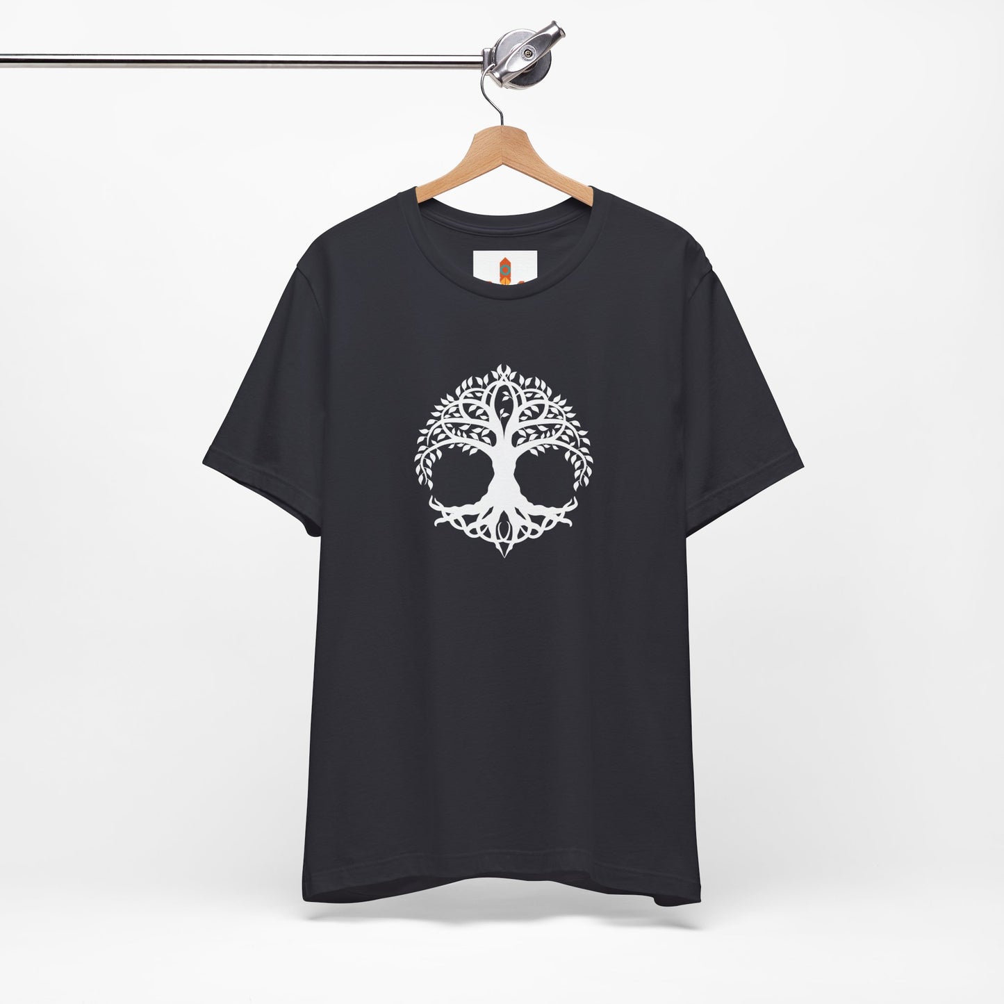 White Celtic Tree of Life Design T-shirt