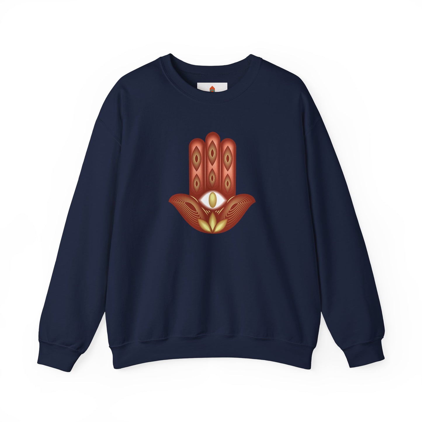 Colorful Hamsa Lotus Sweatshirt