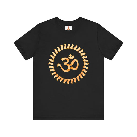 Om in Golden Sun T-shirt