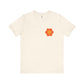 Peace Sign in Orange Flower T-shirt
