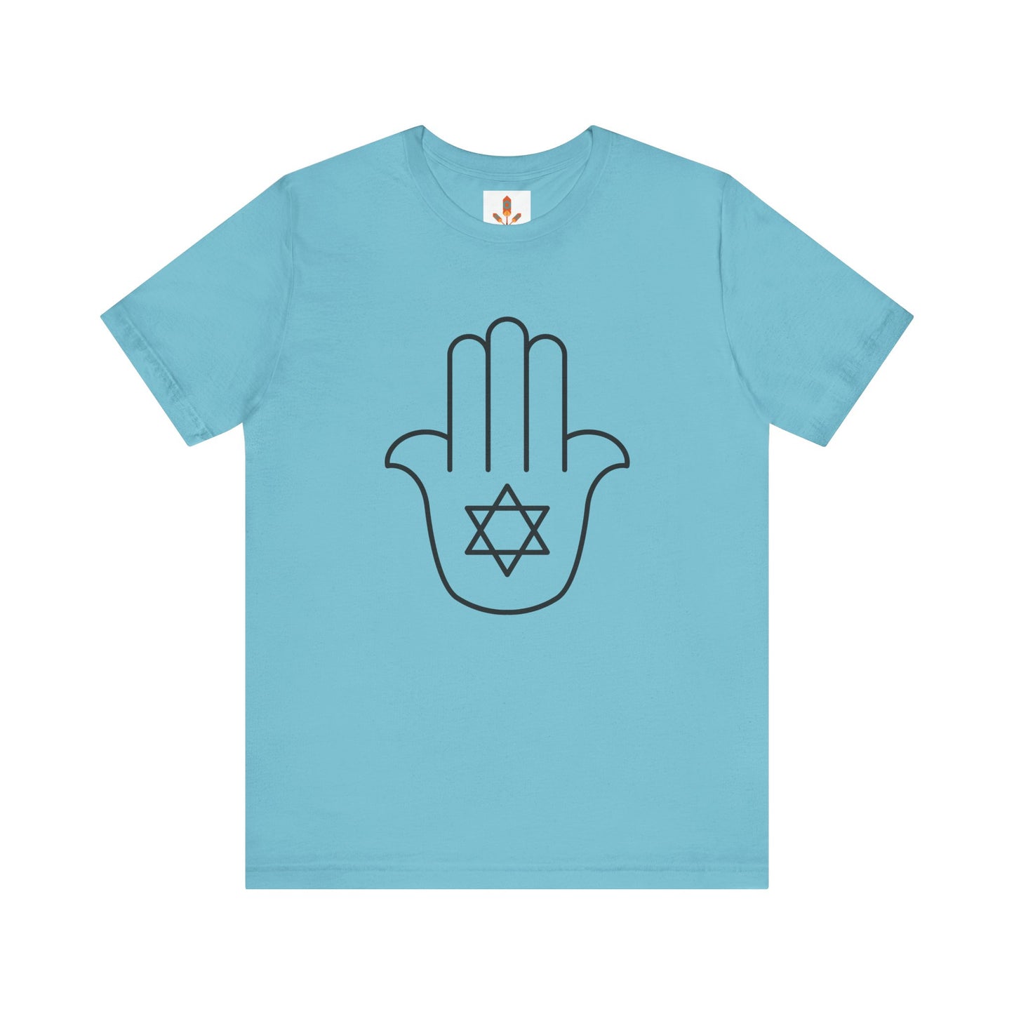 Simple Star of David in Hamsa Hand T-shirt