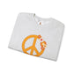 Peace Sign with Flowers Sweatshirt