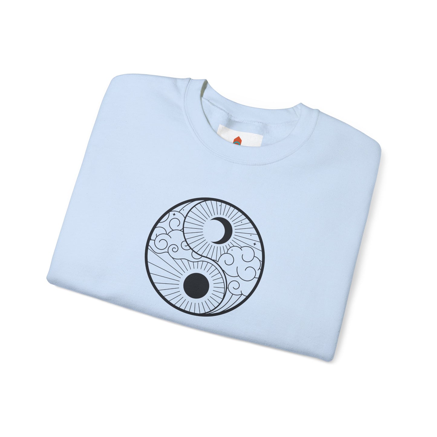 Yin Yang Sun and Moon Design Sweatshirt