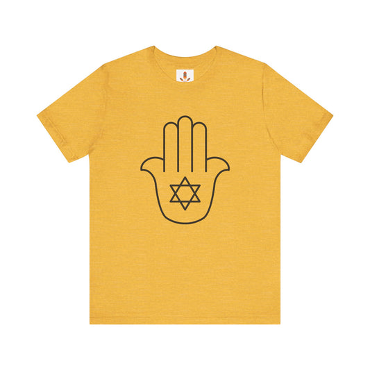 Simple Star of David in Hamsa Hand T-shirt