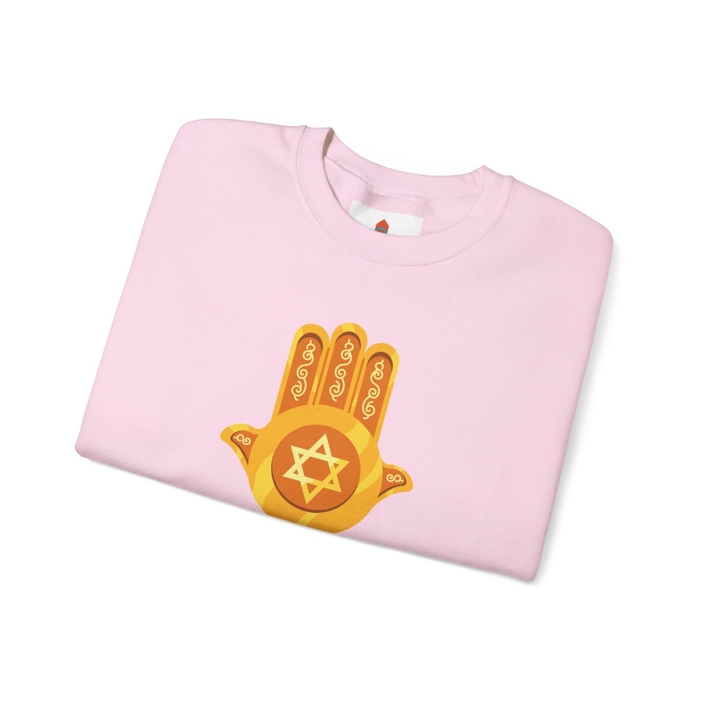 Golden Hamsa Hand with Star of David Sweatshirt