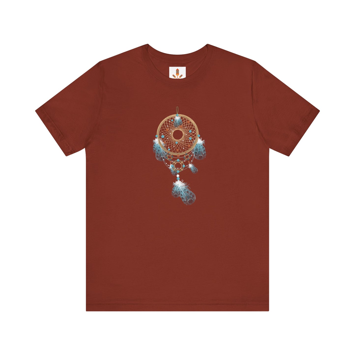 Turquoise and Brown Dream Catcher T-shirt