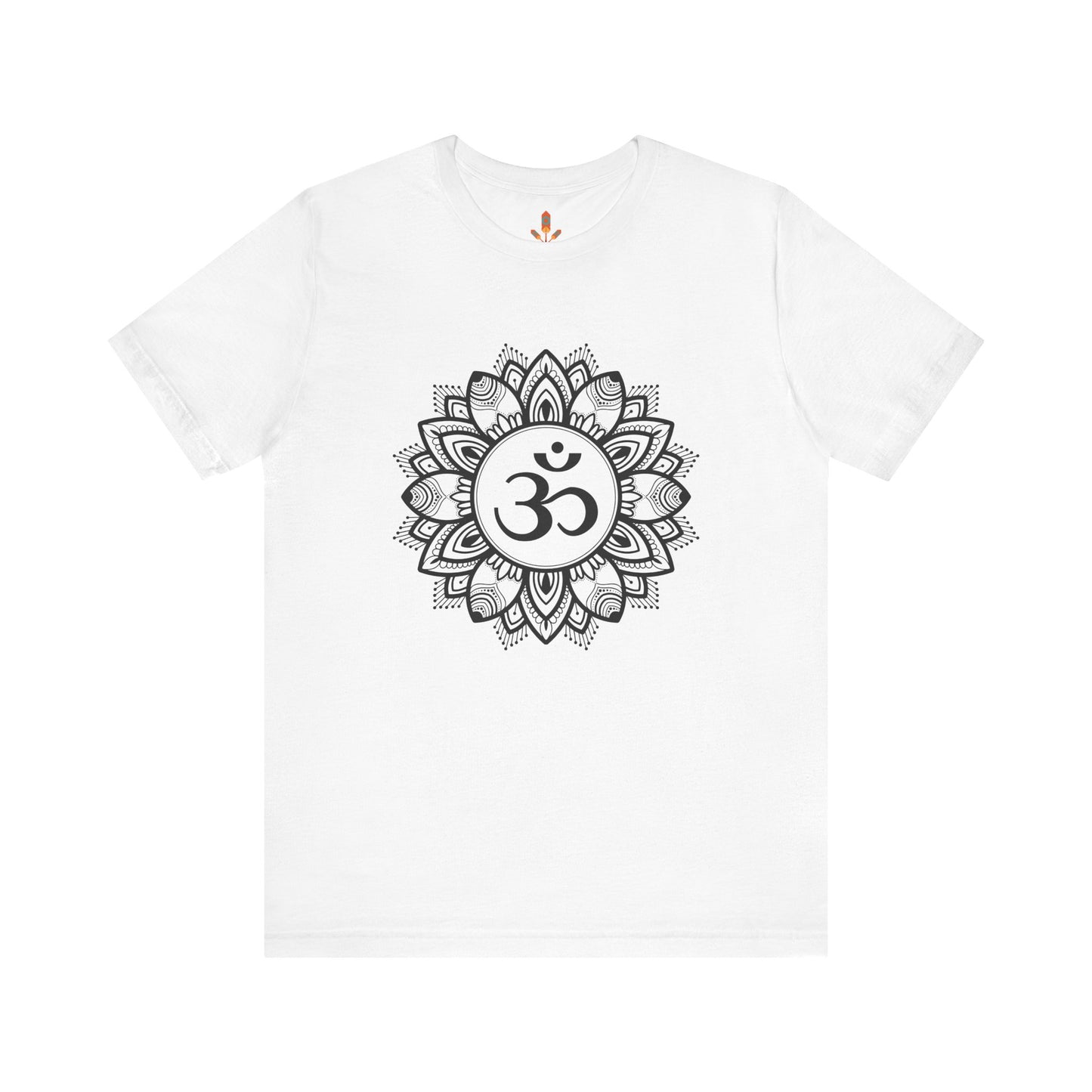 Om in Lotus Mandala T-shirt