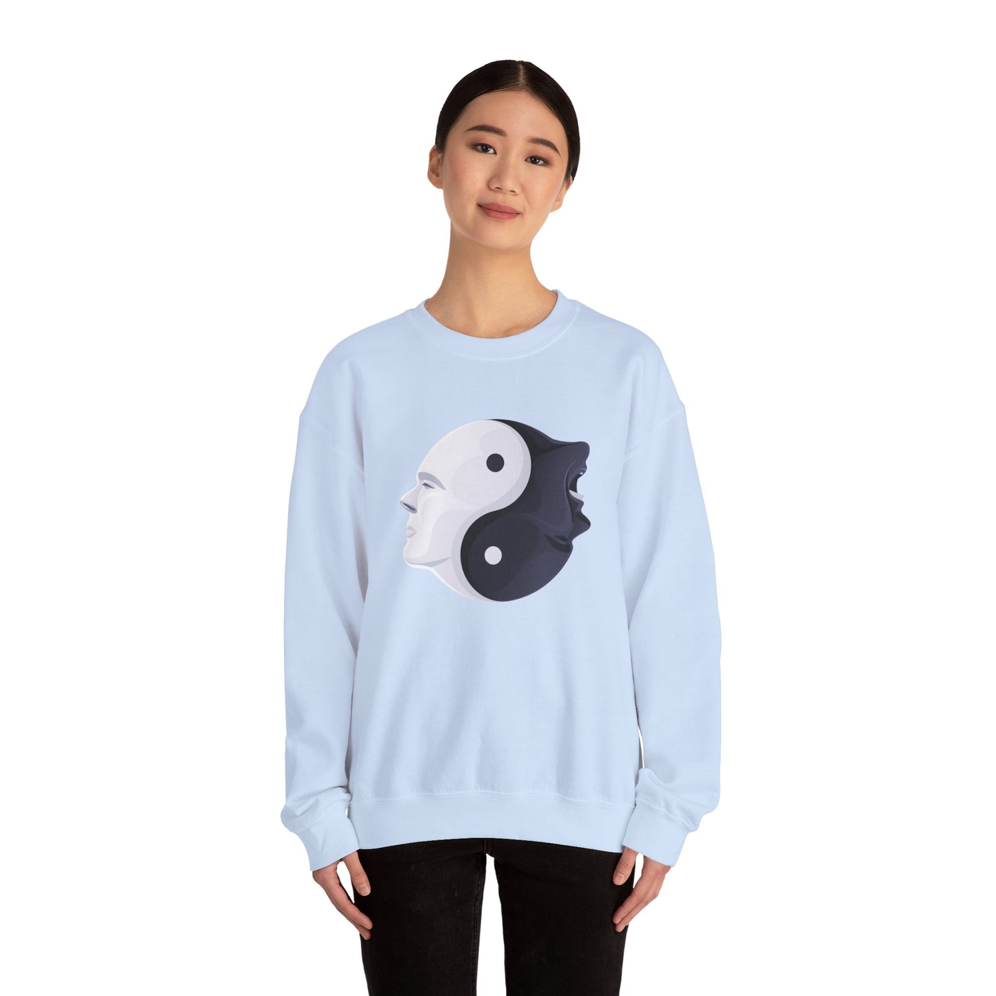 Yin Yang Two Faces Sweatshirt