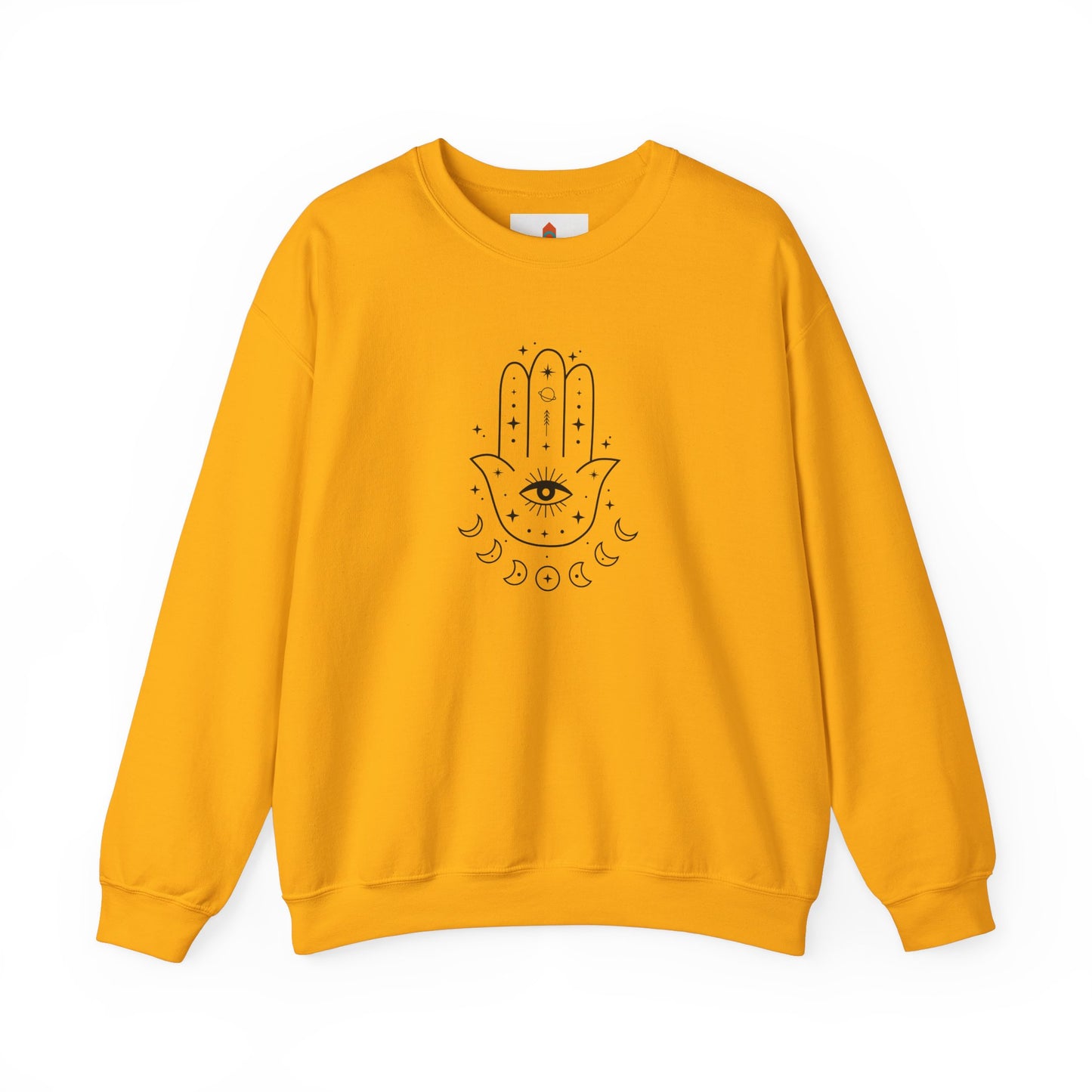 Hamsa Hand with Eye and Moon Sweatshirt