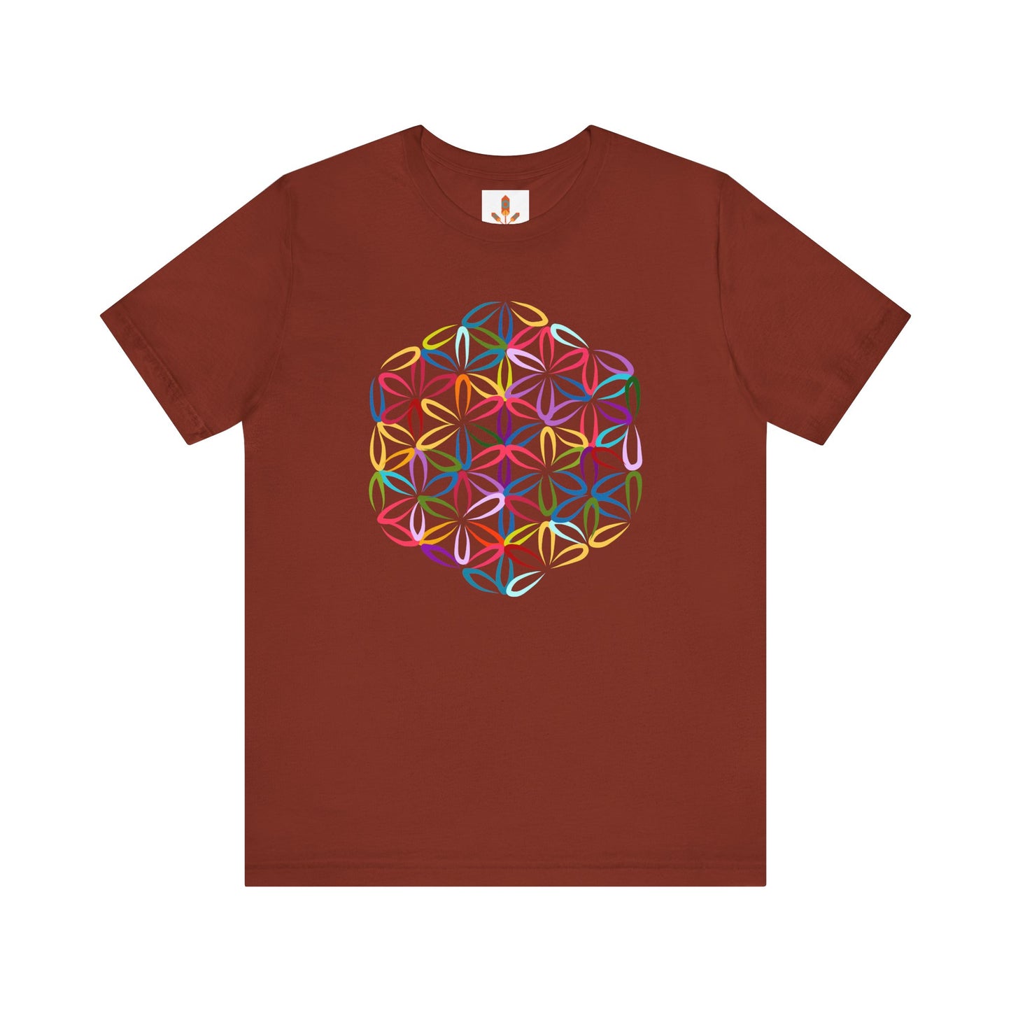 Multicolor Flower of Life T-shirt