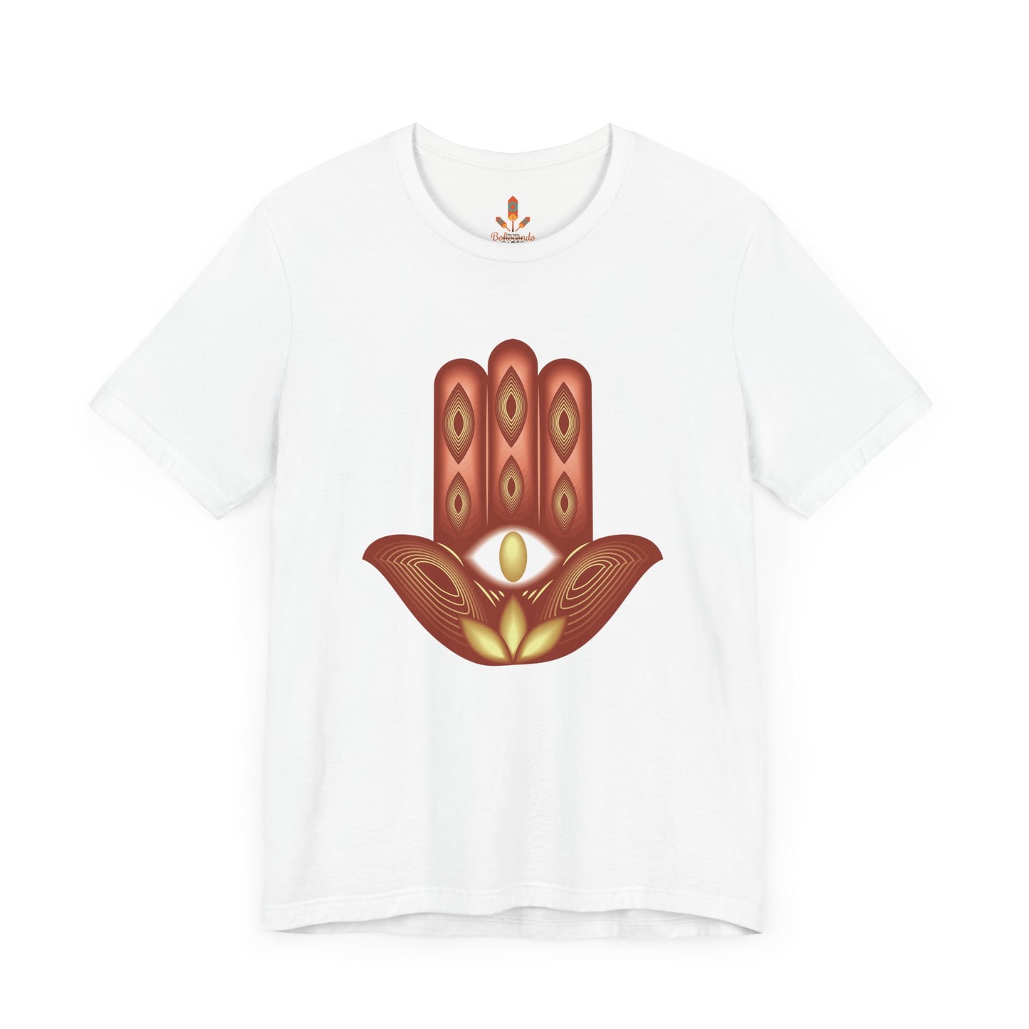 Colorful Hamsa Lotus T-shirts