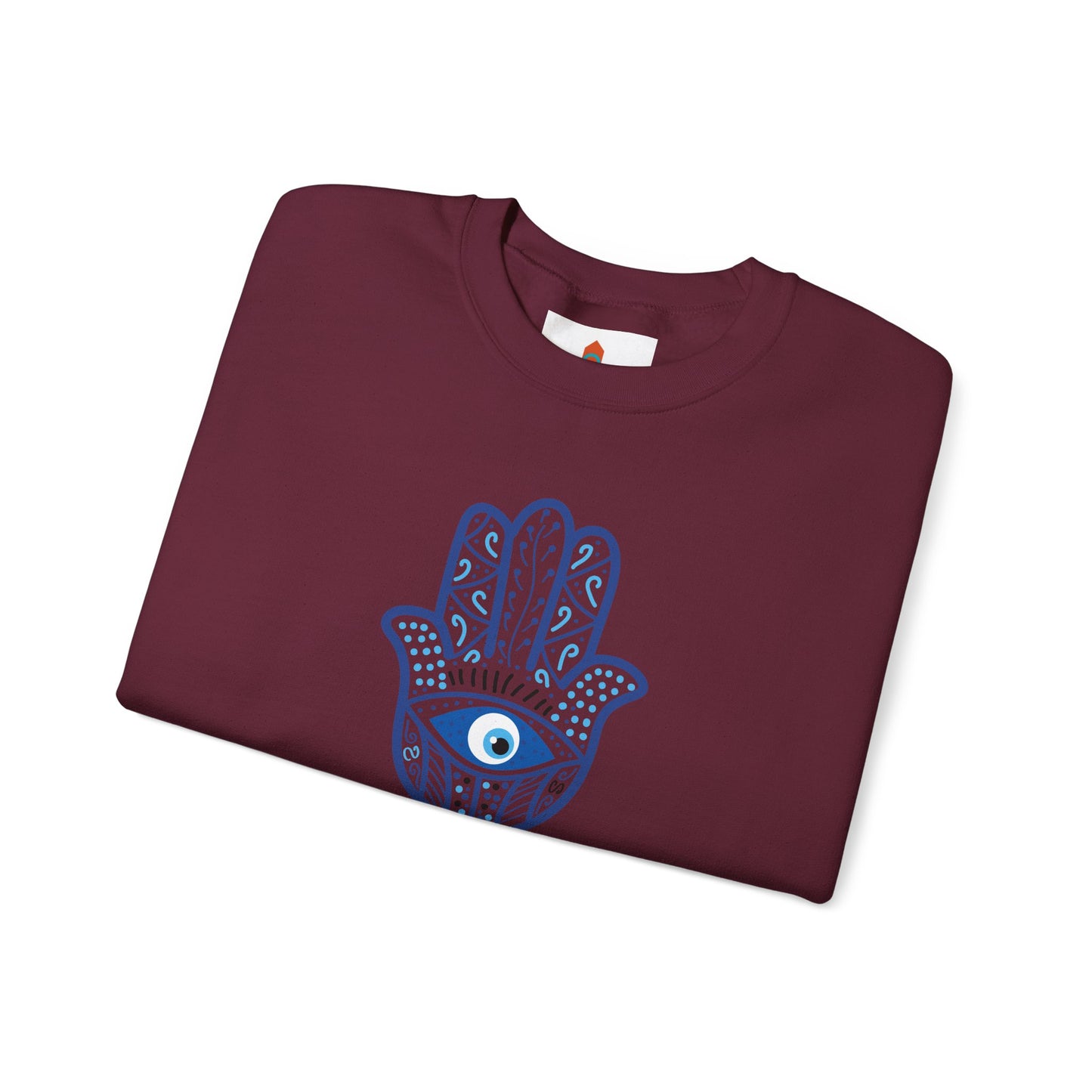 Hamsa Hand with Blue Eye Sweatshirt