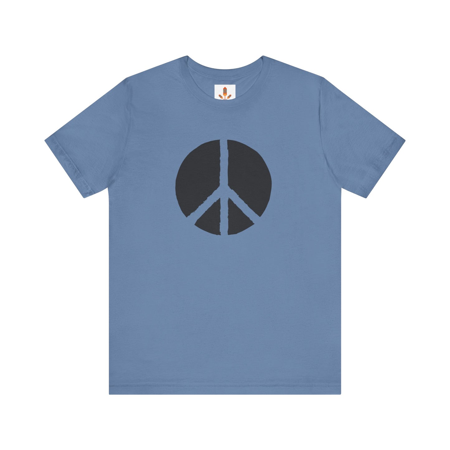 Simple Peace Sign Design T-shirt