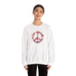 Peace Sign made from Flowers Sweatshirt