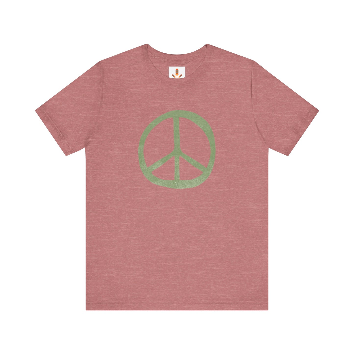 Green Peace Sign T-shirt