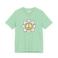 Yellow Peace Sign in a Flower T-shirt