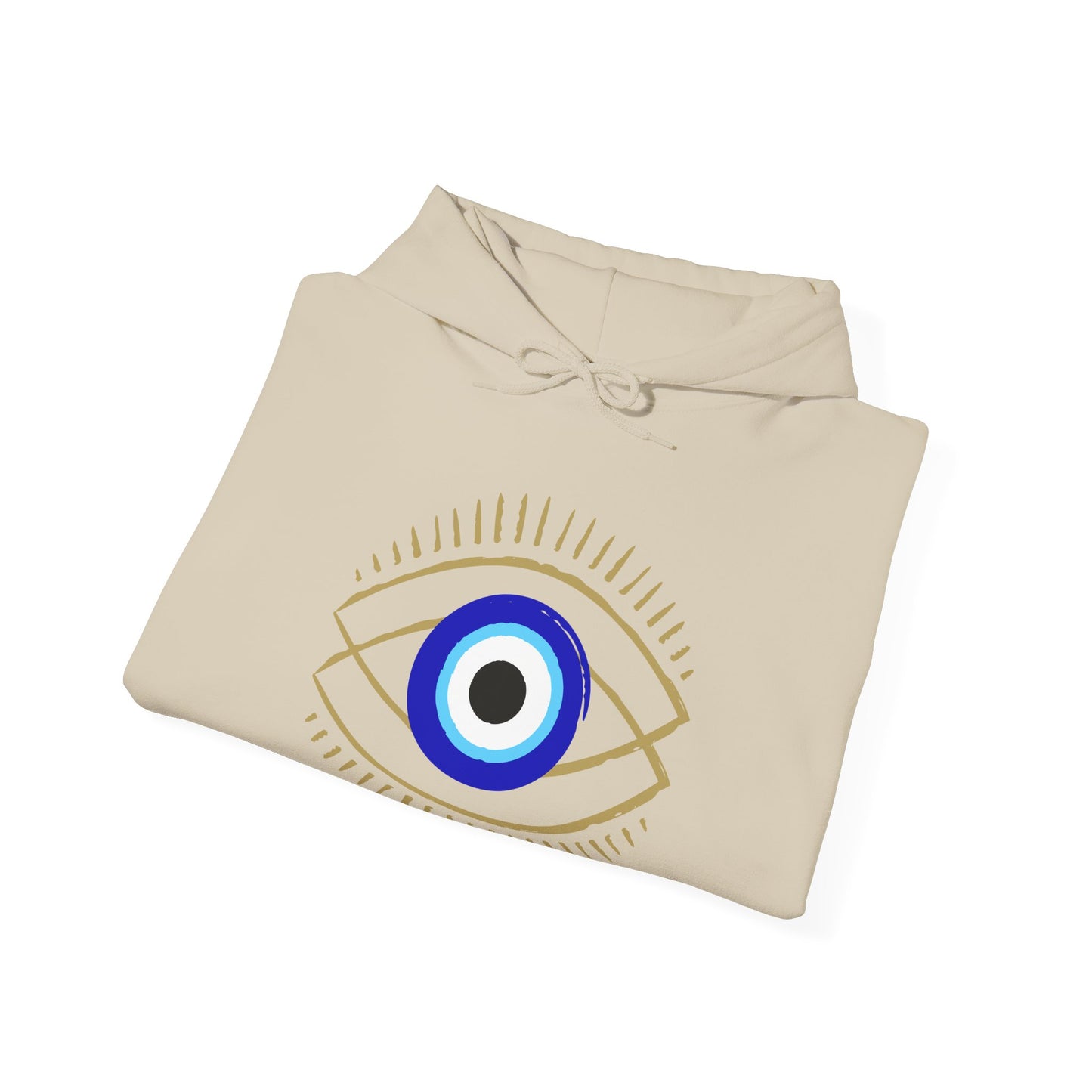 Blue Evil Eye Hoodie