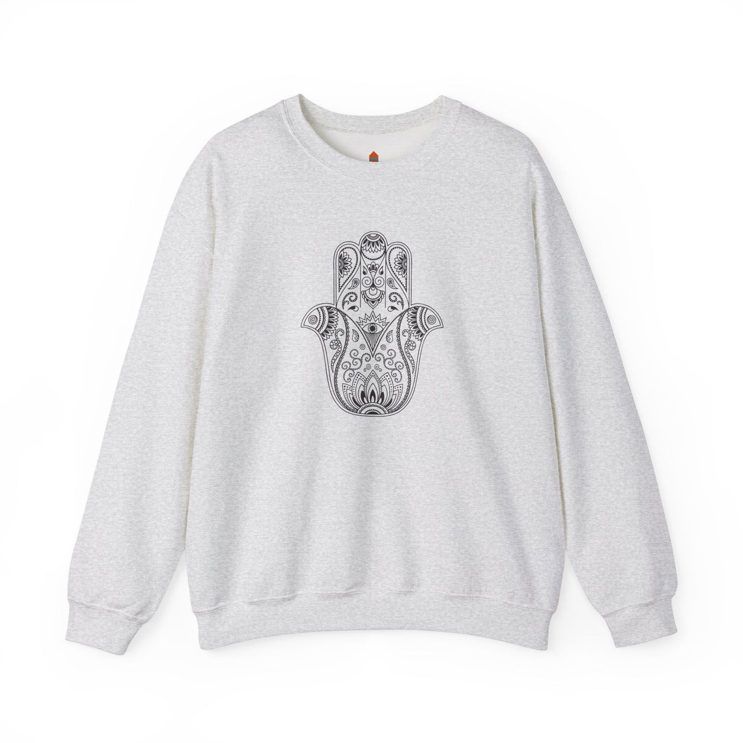 Lotus Flower Hamsa Hand Sweatshirt