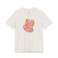 Peace Hand Sign with Flowers T-shirt