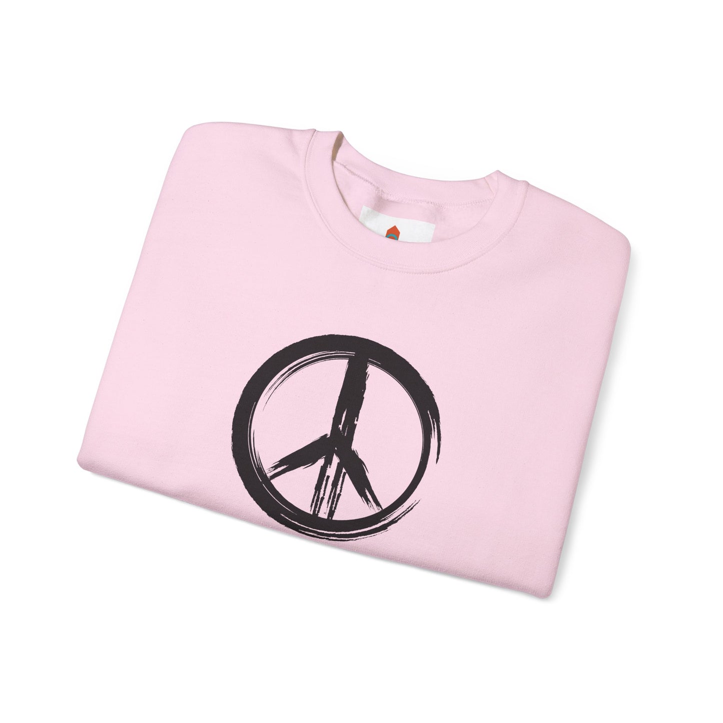 Brush Strokes Peace Sign Sweatshirt