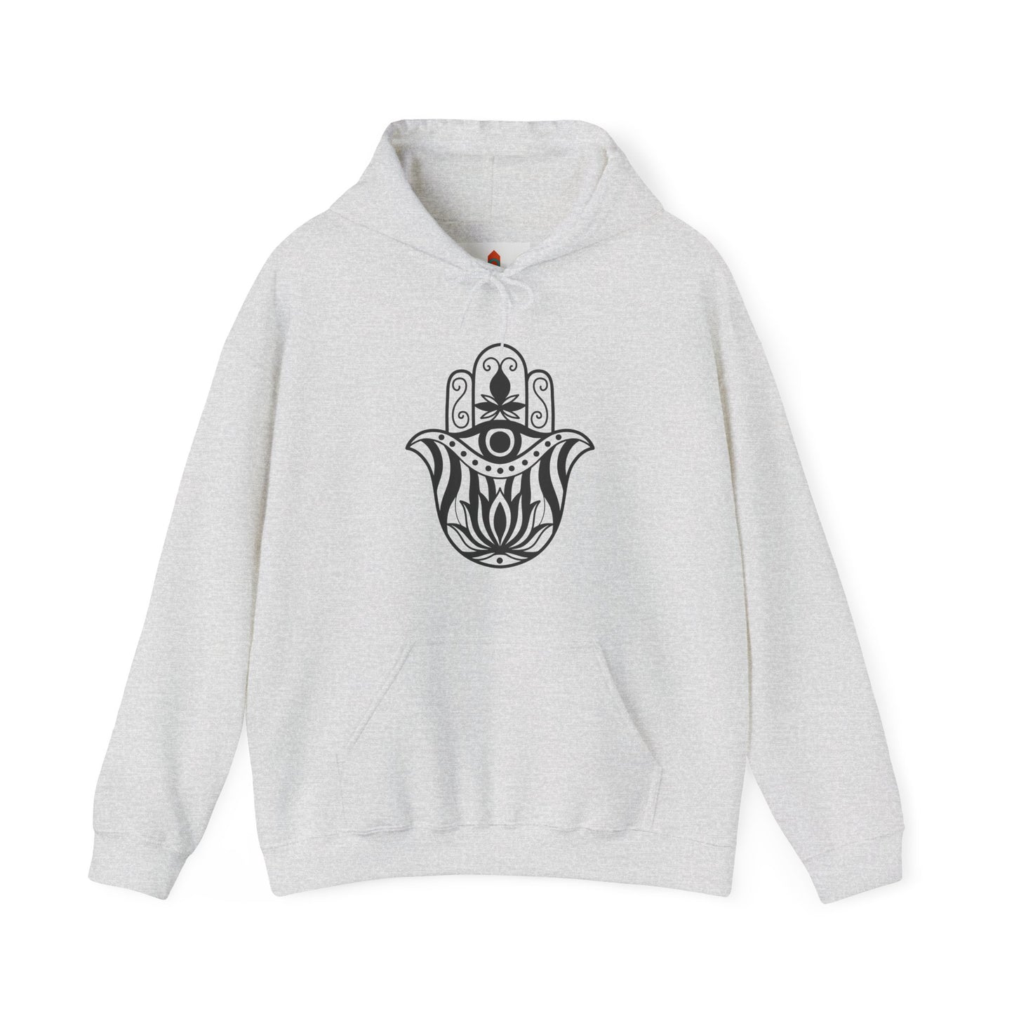 Hamsa Lotus Art Hoodie