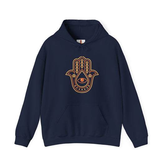 Brown Hamsa Hand Hoodie