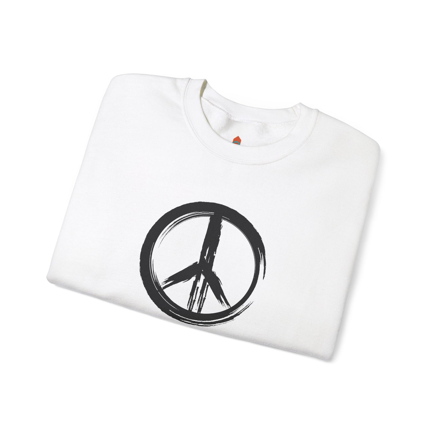 Brush Strokes Peace Sign Sweatshirt