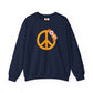 Peace Sign with Flowers Sweatshirt