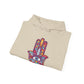 Colorful Fatima Hamsa Hand Hoodie