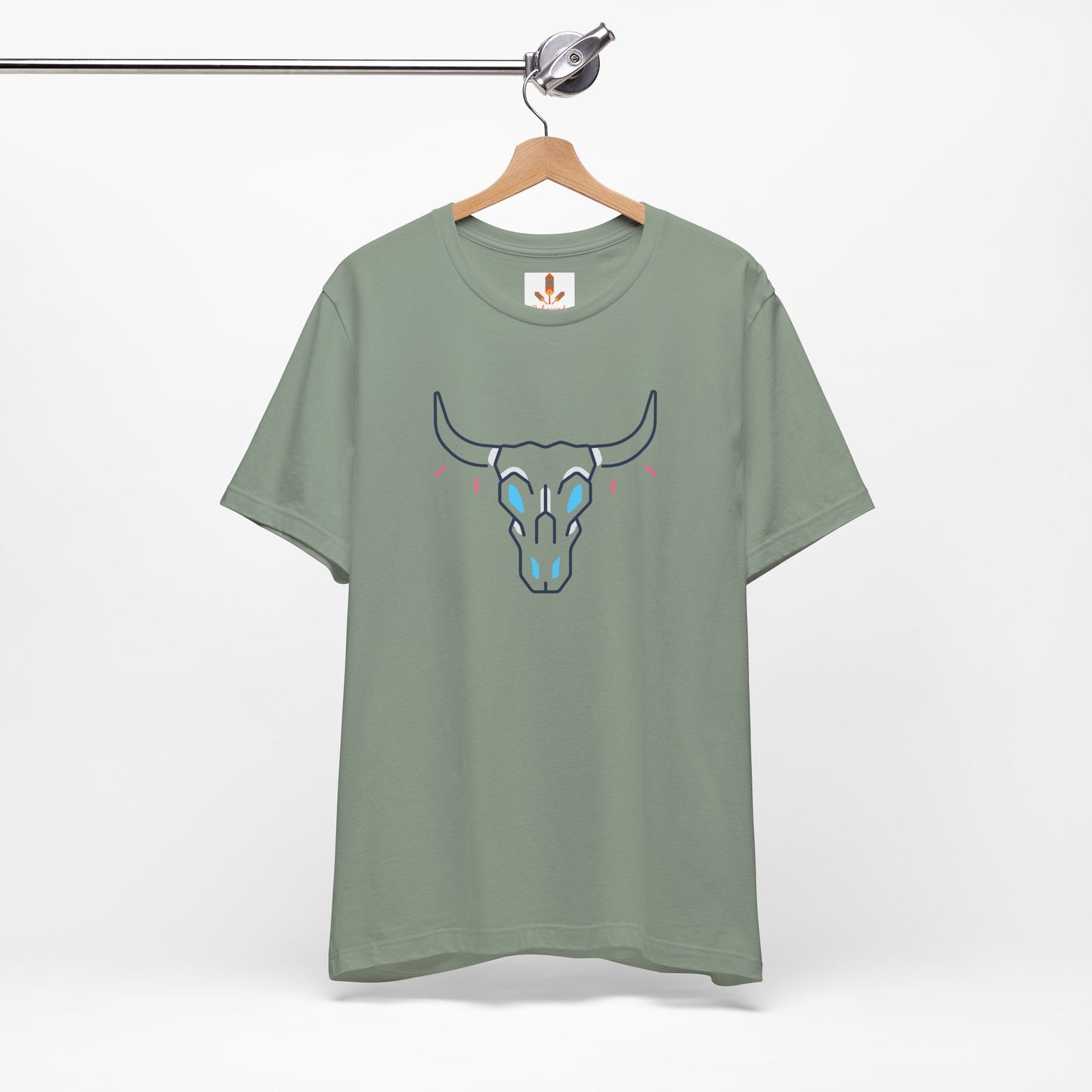 Buffalo Skull Drawing T-shirt