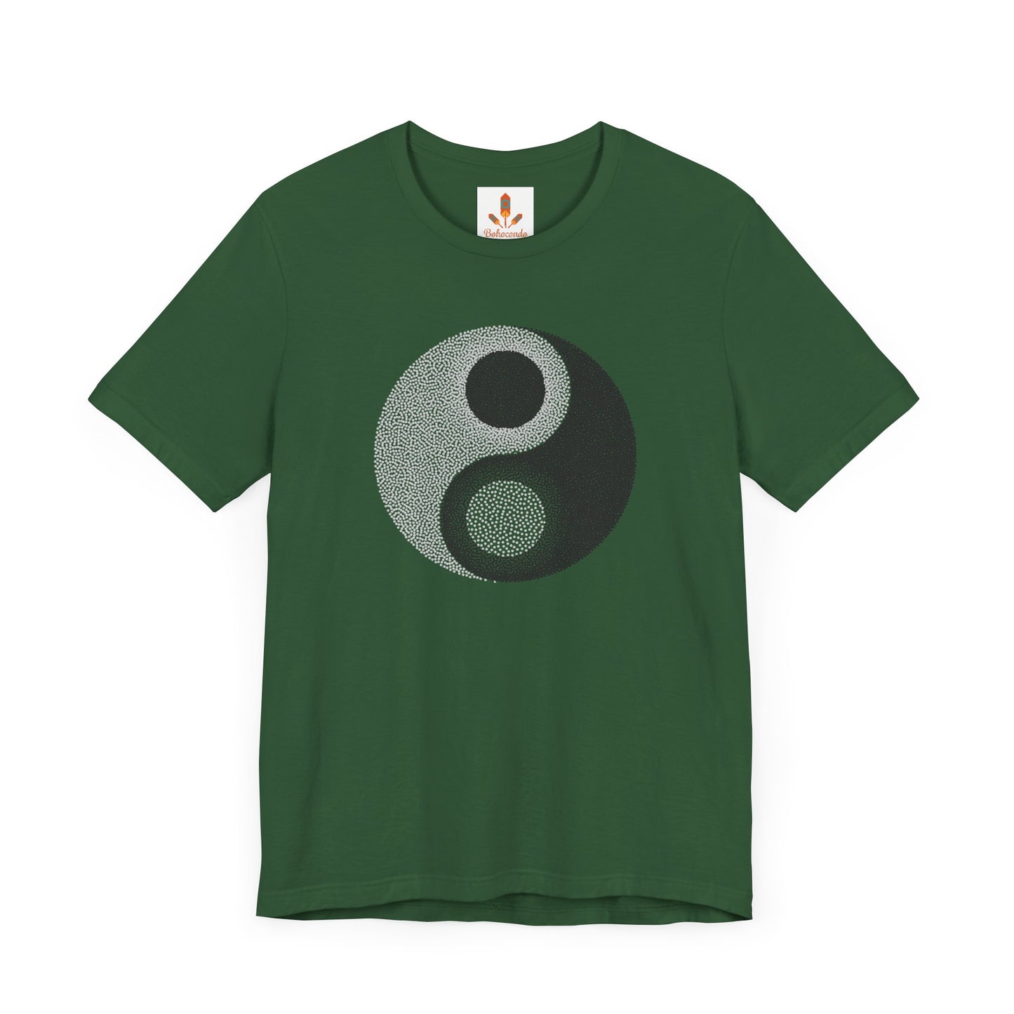 Yin Yang Dot Art T-shirt